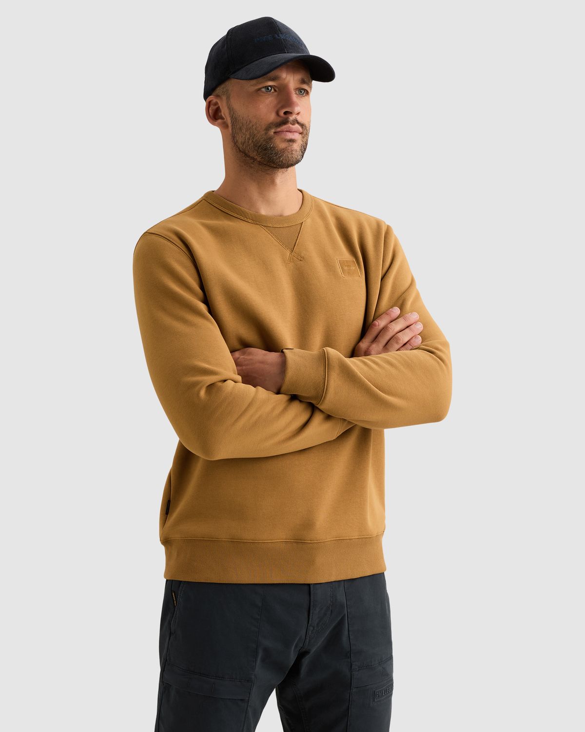 PME Legend Sweatshirt met raglanmouwen en flight pocket