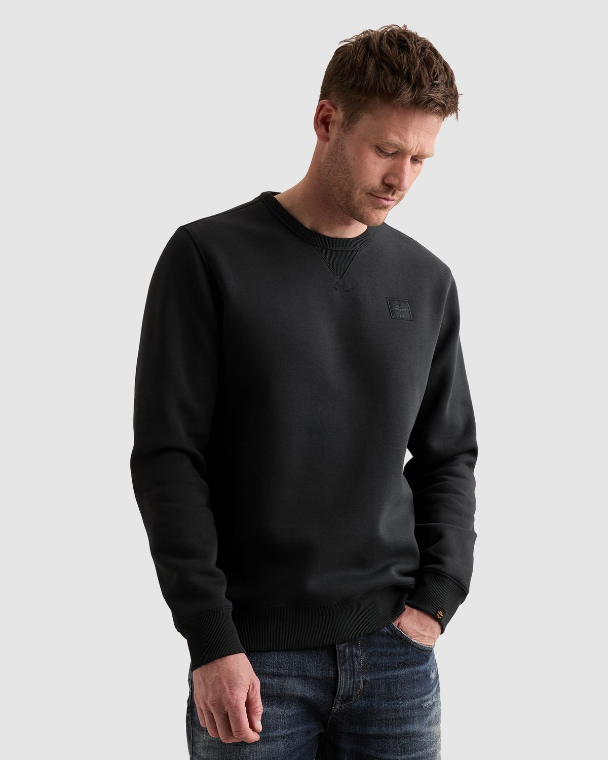 PME Legend Sweatshirt met raglanmouwen en flight pocket
