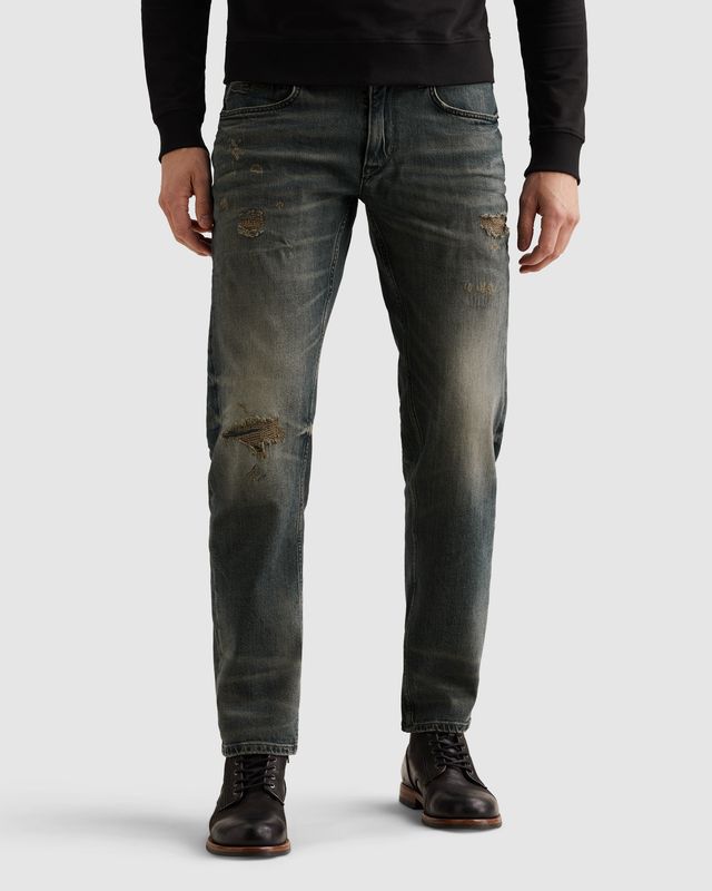 PME Legend Wingload relaxed fit jeans met destroy- en repair details