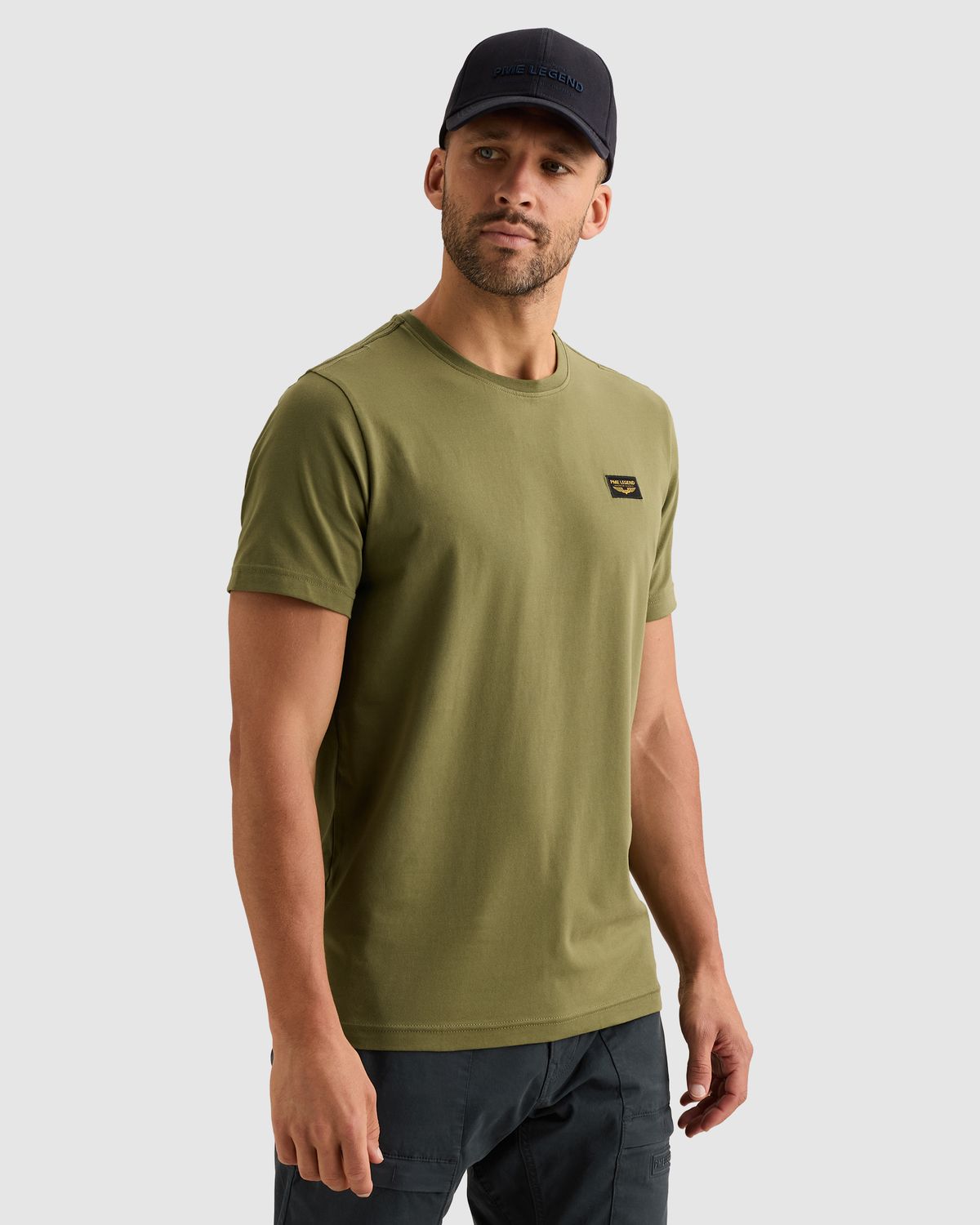 PME Legend American Classic T-shirt van katoen met stretch