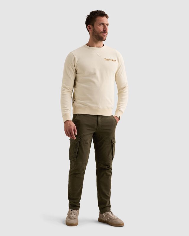 PME Legend Sweatshirt van peached fleece met artwork