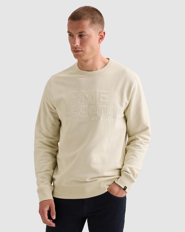PME Legend Sweatshirt met ronde hals en artwork