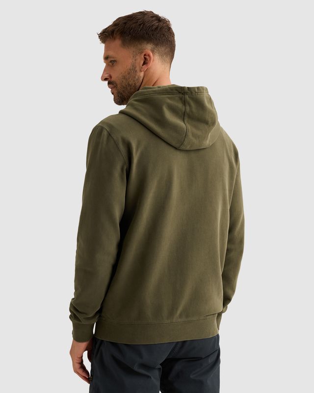 PME Legend Sweat jacket met garment-dye wassing en ritssluiting