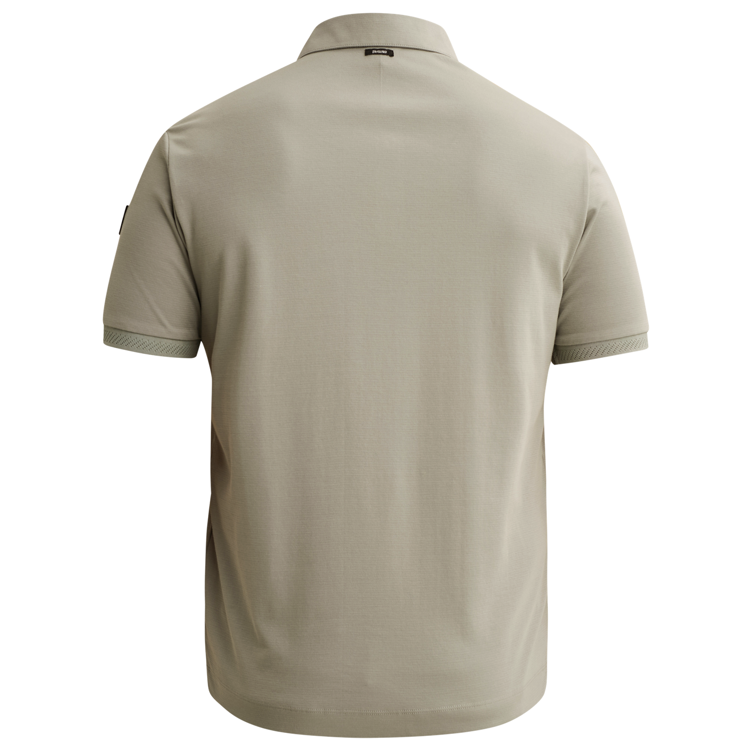 Vanguard Polo van interlock jersey met structuur
