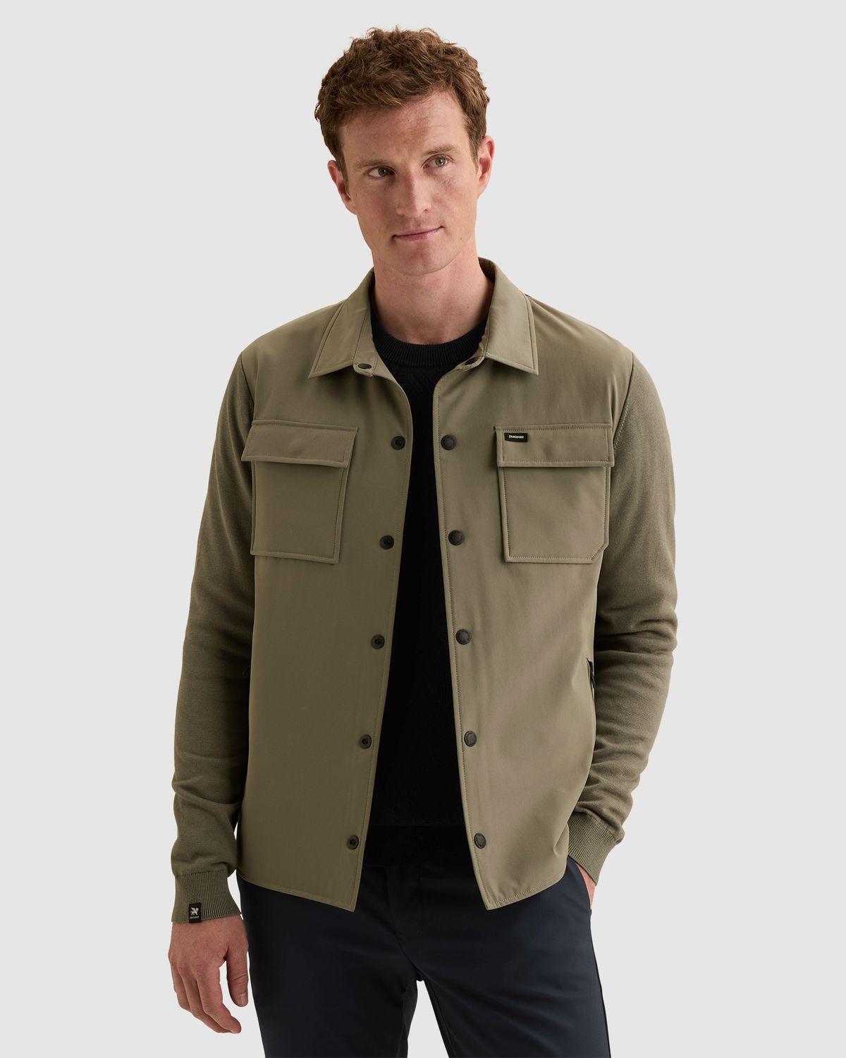 Vanguard Vest van katoen/modal met knoopsluiting