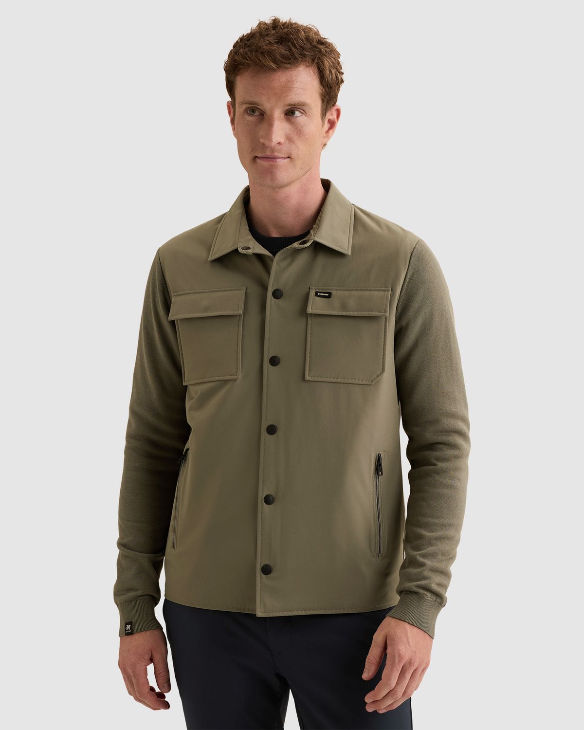 Vanguard Vest van katoen/modal met knoopsluiting