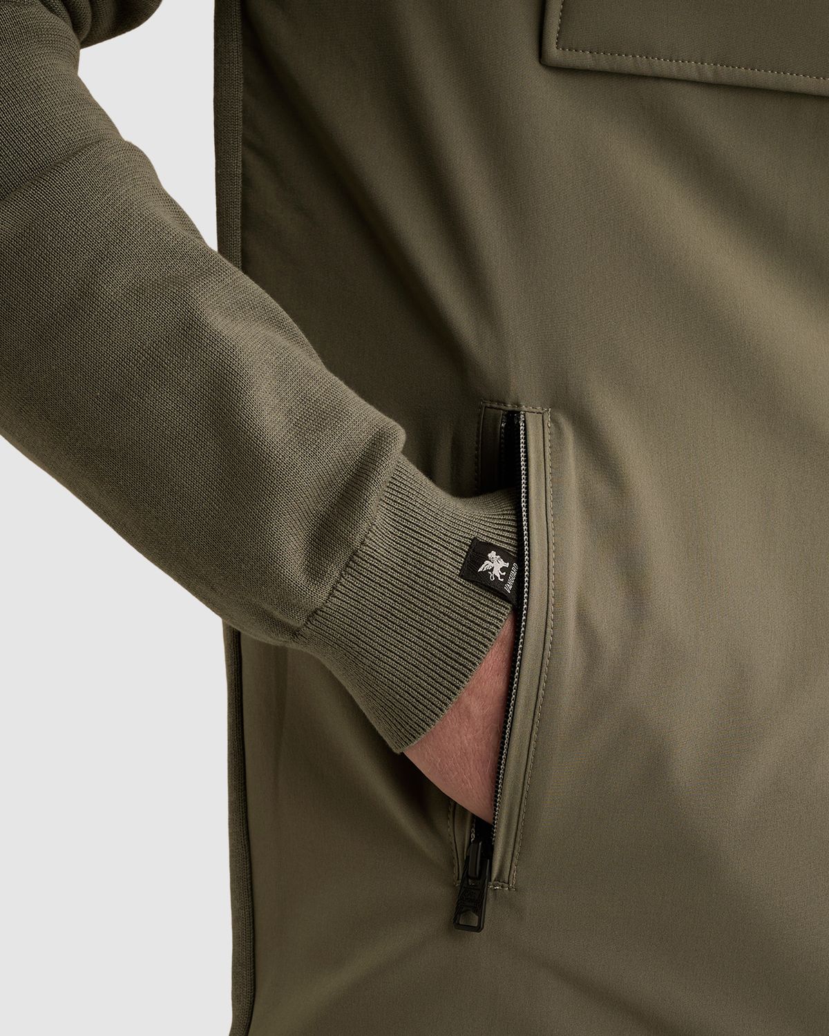 Vanguard Vest van katoen/modal met knoopsluiting