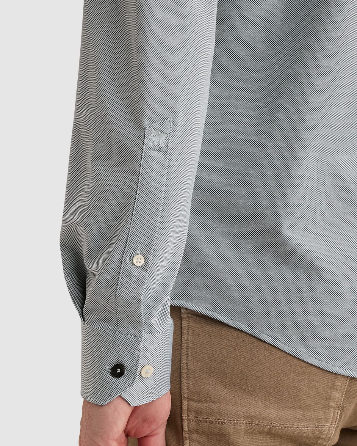 Vanguard Elevated Knit shirt met tweekleurig effect