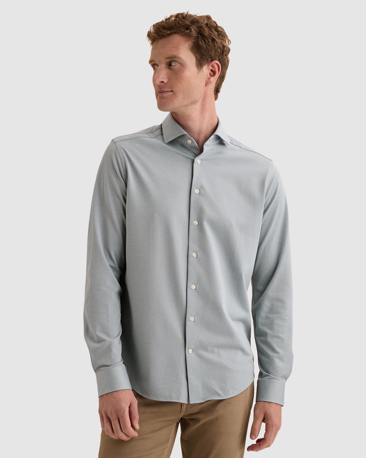 Vanguard Elevated Knit shirt met tweekleurig effect