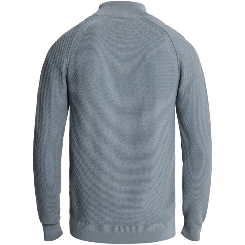 Cast Iron Half zip collar slim fit cotton ea Blue Mirage CKW2608302
