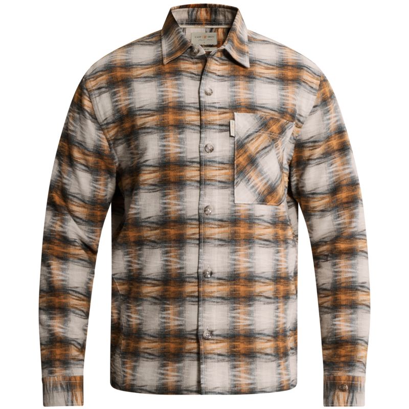 Cast Iron Overshirt met ruitpatroon en knoopsluiting