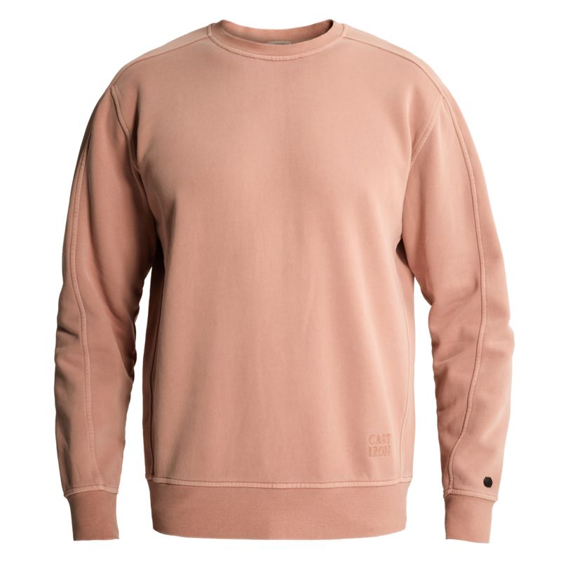 Cast Iron Sweatshirt met off-placed logo