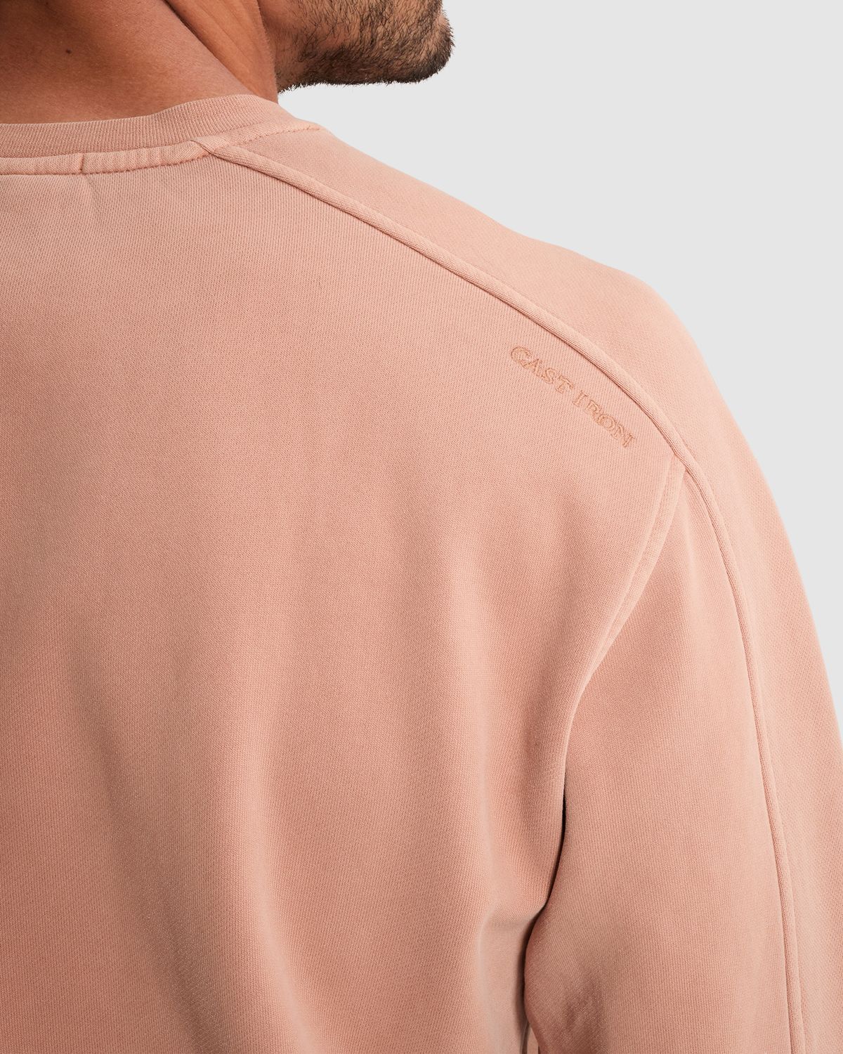 Cast Iron Sweatshirt met off-placed logo