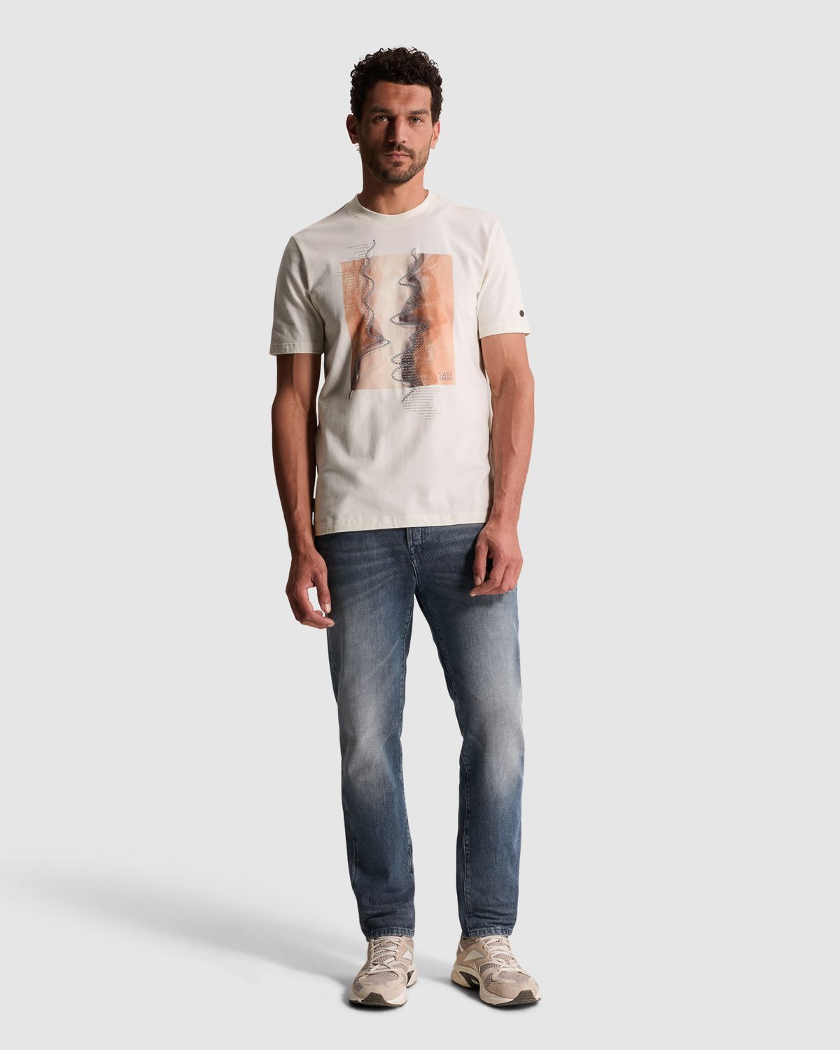 Cast Iron Regular fit T-shirt met artwork