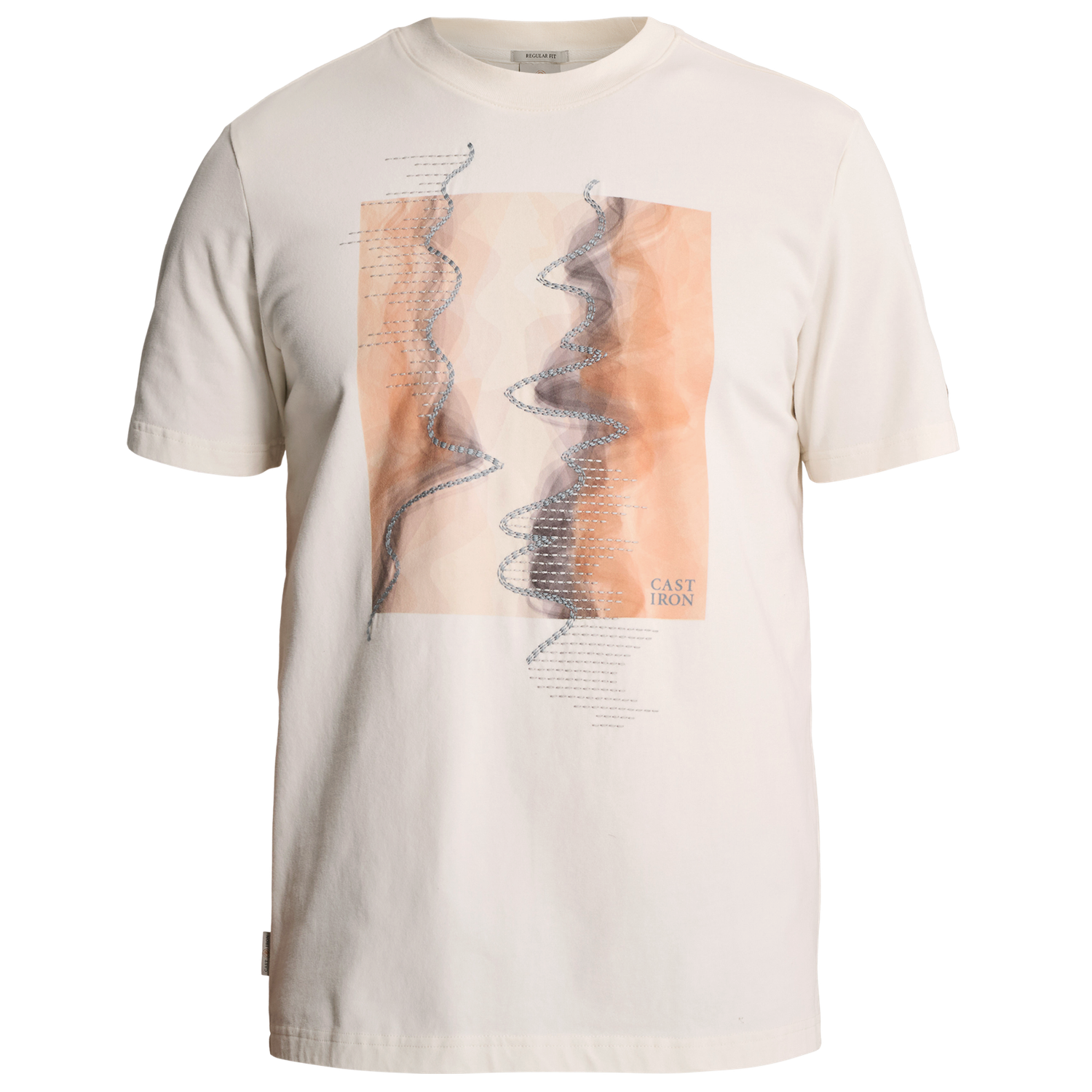 Cast Iron Regular fit T-shirt met artwork