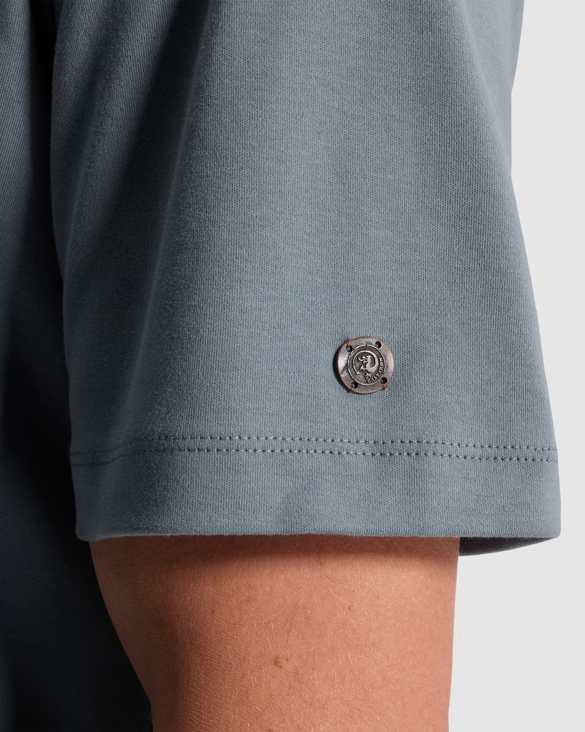 Cast Iron Regular fit T-shirt van interlock jersey