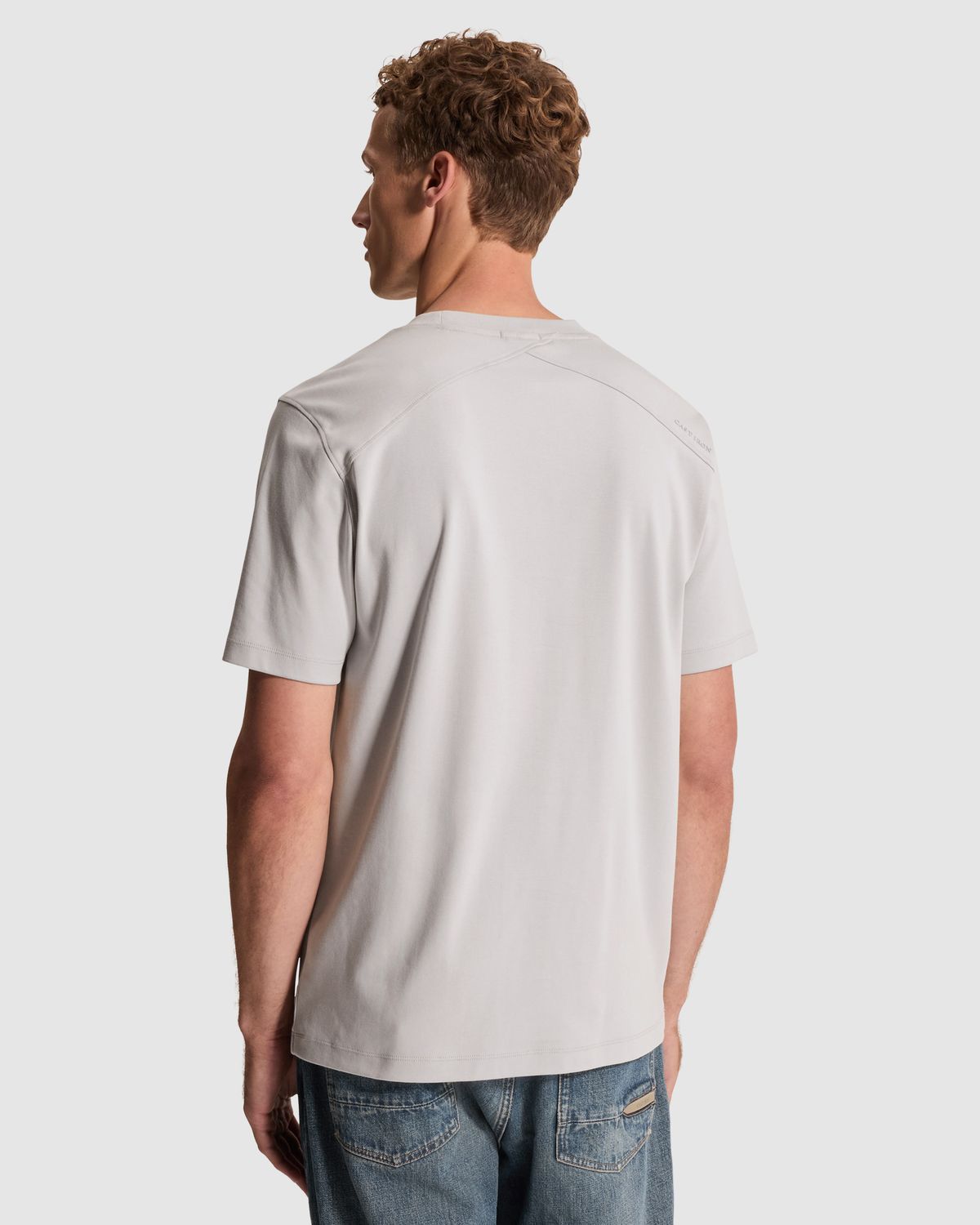 Cast Iron Short sleeve r-neck regular fit in Harbor Mist CTSS2608588