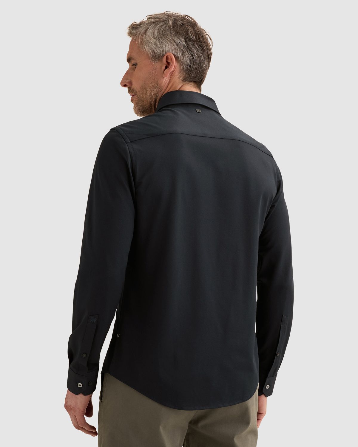 Vanguard Elevated Knit Shirt met widespread kraag