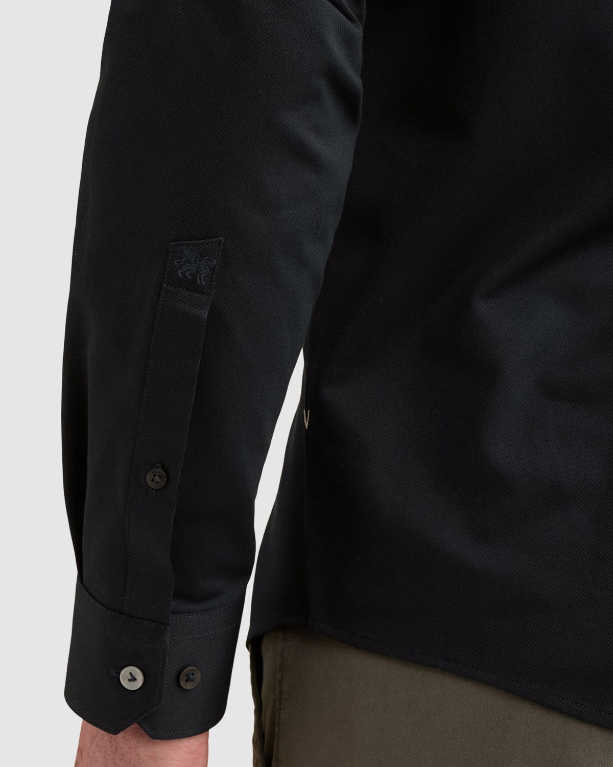 Vanguard Elevated Knit Shirt met widespread kraag