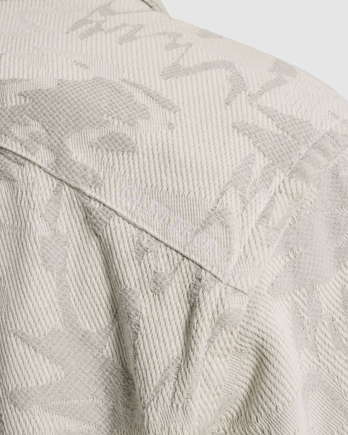 Cast Iron Long Overshirt met jacquardpatroon en knoopsluiting