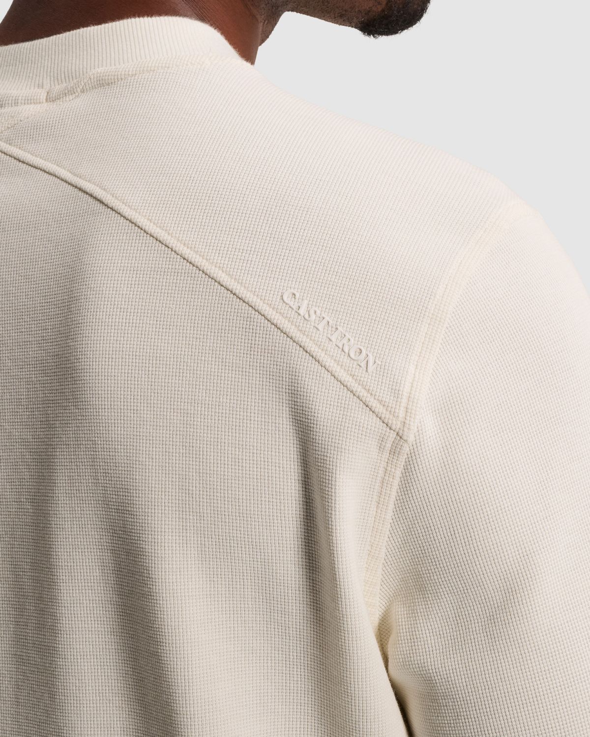 Cast Iron Regular fit T-shirt met lange mouwen