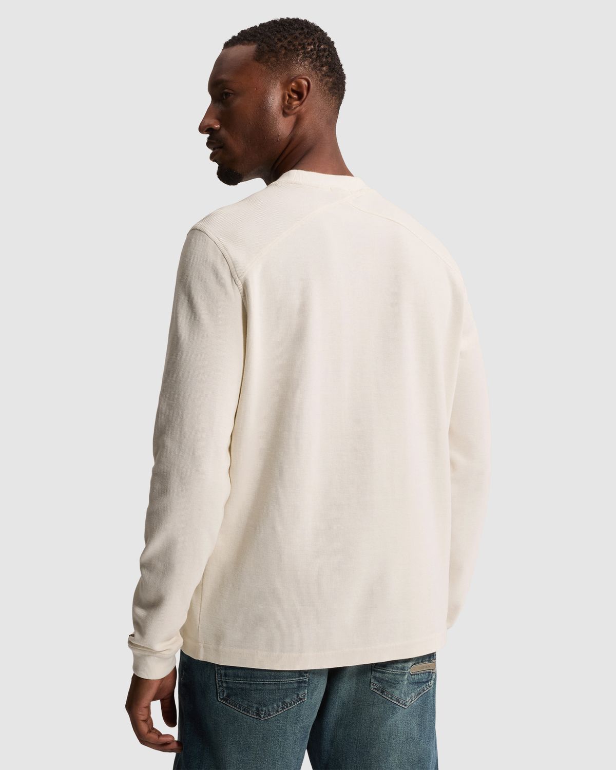 Cast Iron Regular fit T-shirt met lange mouwen