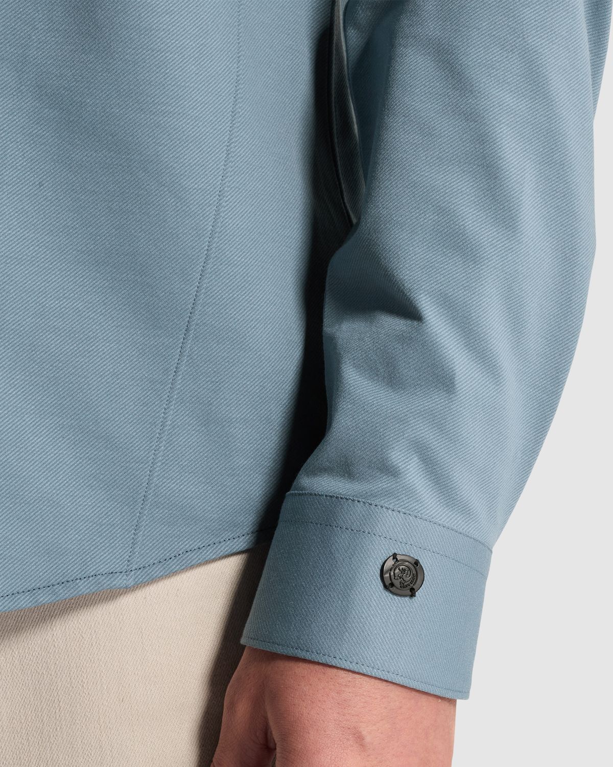 Cast Iron Overhemd van twill jersey met kentkraag