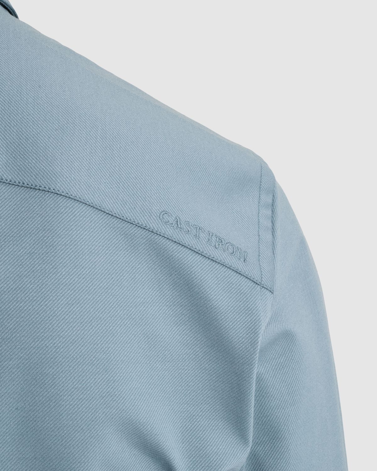 Cast Iron Overhemd van twill jersey met kentkraag