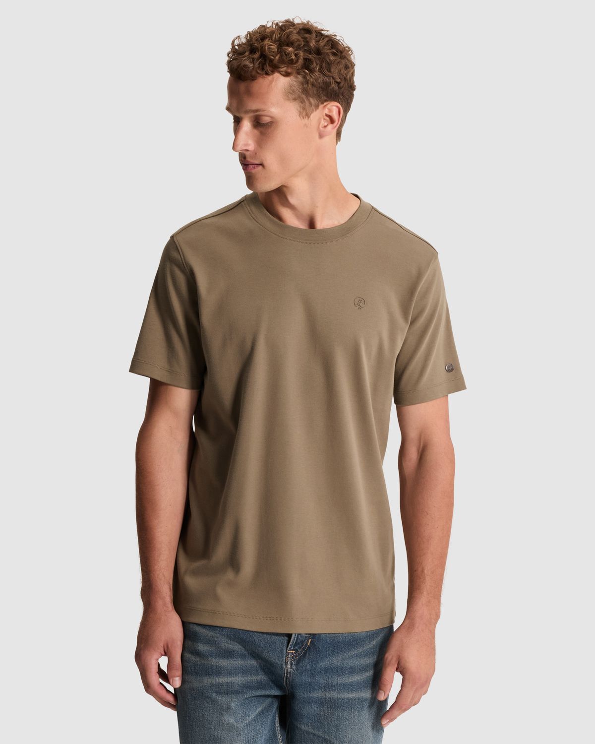 Cast Iron Regular fit T-shirt van interlock