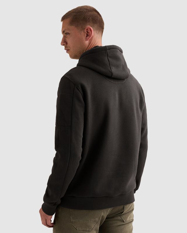 PME Legend Hoodie met print op de borst en kangoeroezak