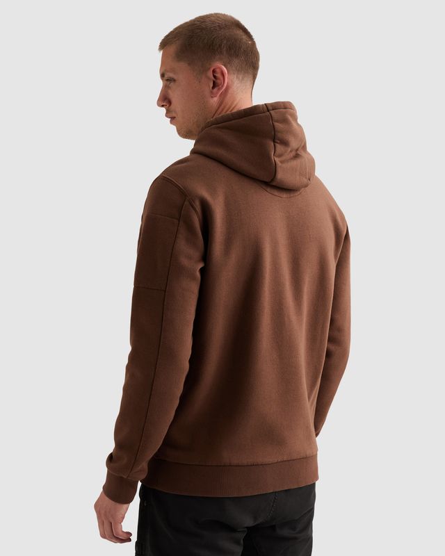 PME Legend Hoodie met print op de borst en kangoeroezak