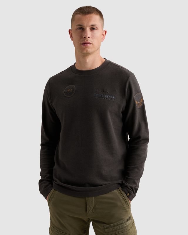 PME Legend T-shirt met lange mouwen en artworks