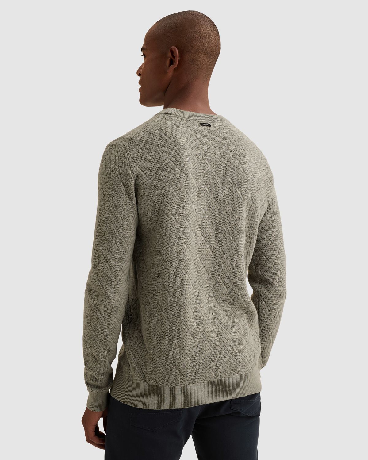 Vanguard Trui met ronde hals en allover structuur