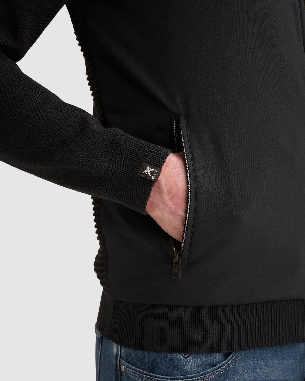Vanguard Vest van katoen/modal met ritssluiting
