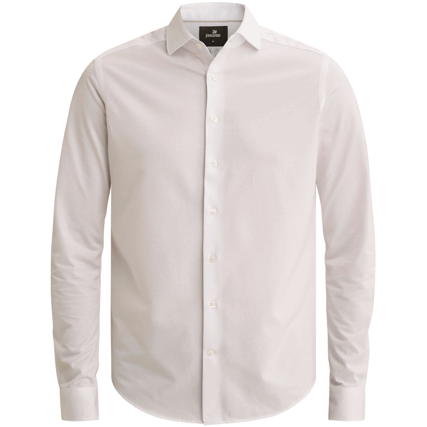 Vanguard Elevated Knit Shirt met widespread kraag
