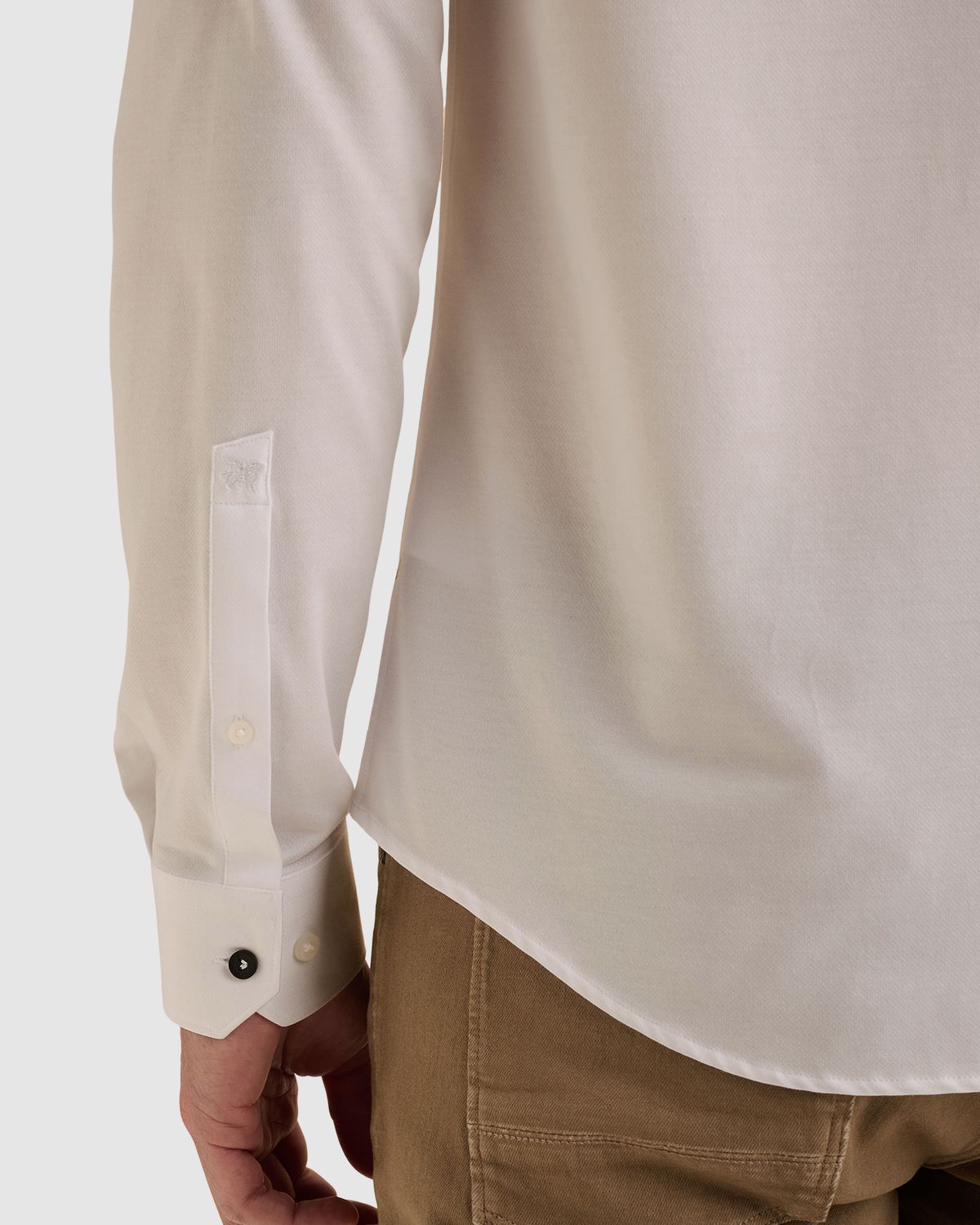 Vanguard Elevated Knit Shirt met widespread kraag
