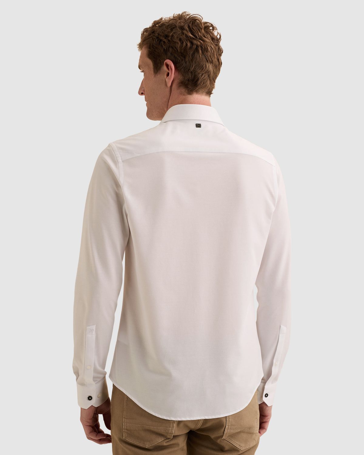 Vanguard Elevated Knit Shirt met widespread kraag
