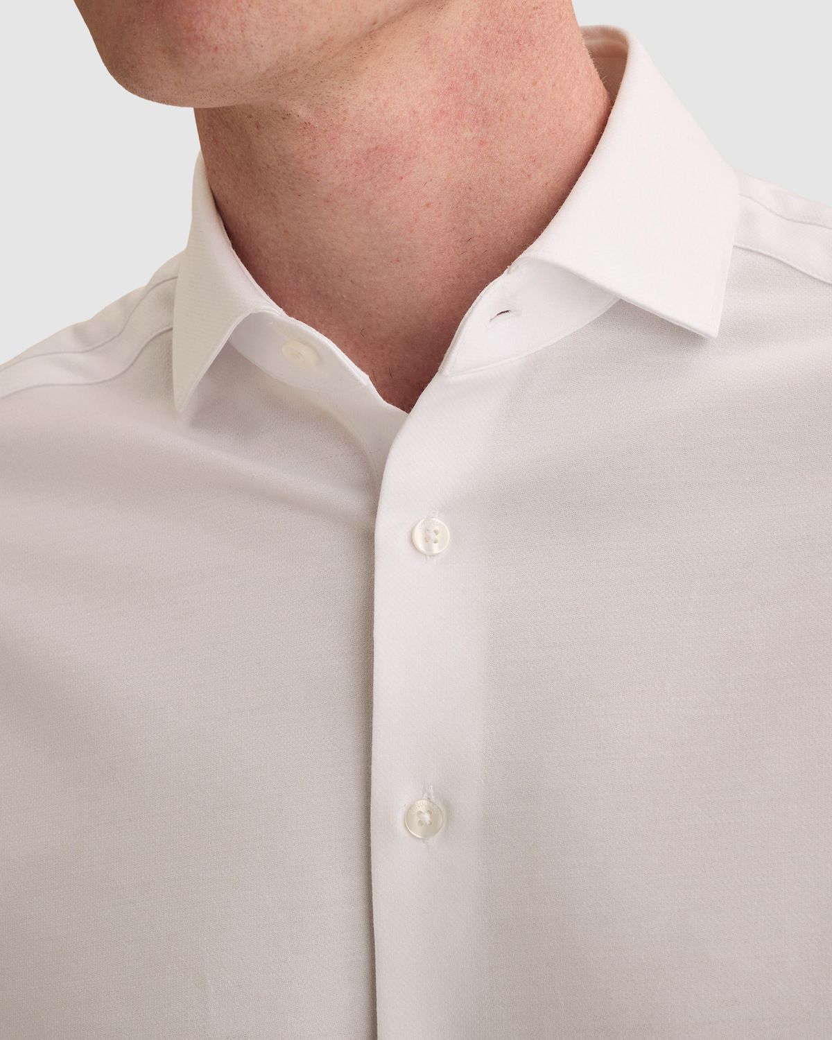 Vanguard Elevated Knit Shirt met widespread kraag