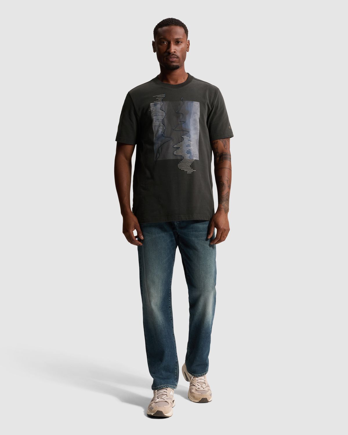 Cast Iron Regular fit T-shirt met artwork