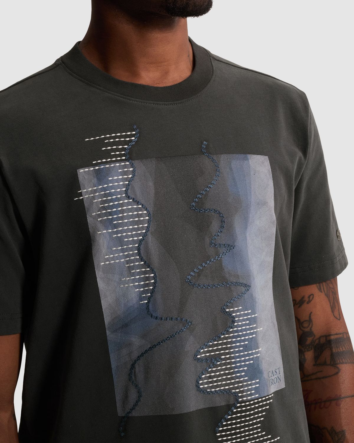Cast Iron Regular fit T-shirt met artwork