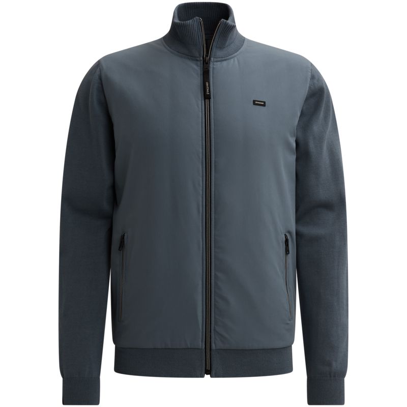 Vanguard Vest van katoen/modal met ritssluiting