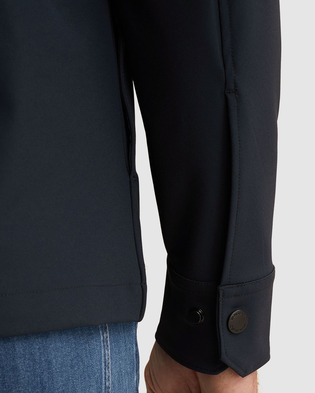 Vanguard Overshirt met ritssluiting en bi-stretch