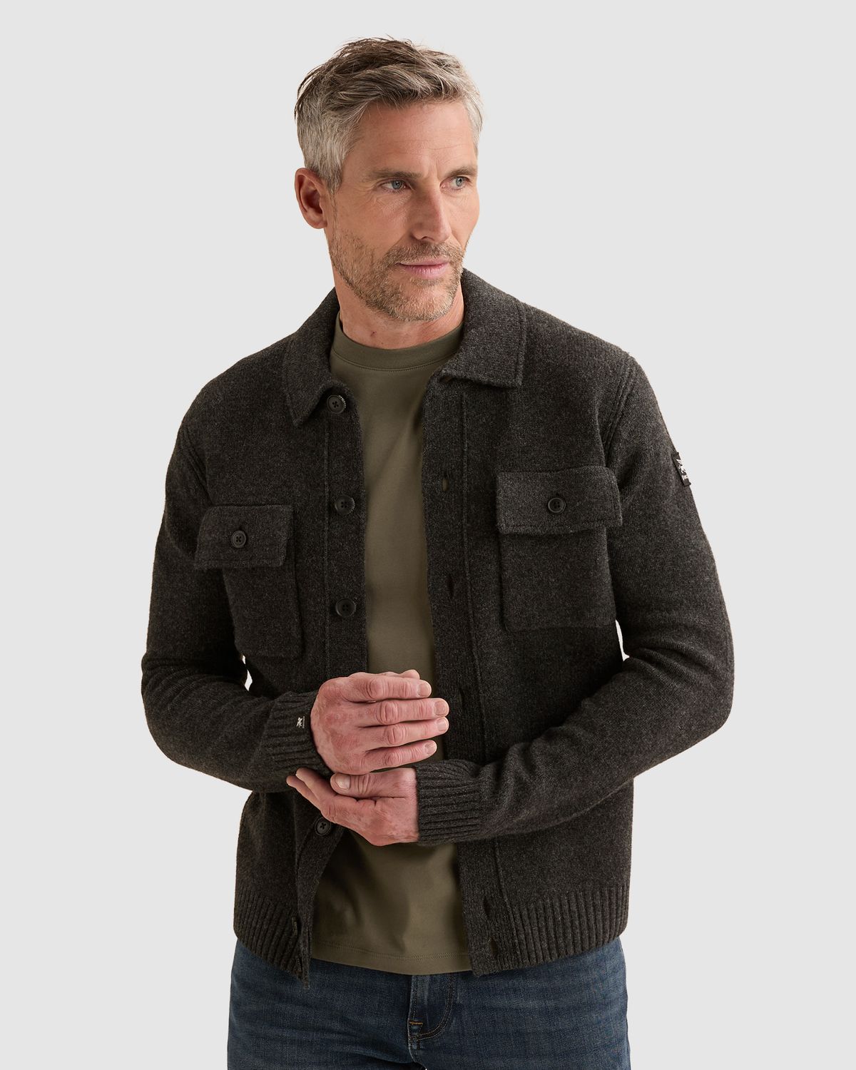 Vanguard Vest van wol met knoopsluiting