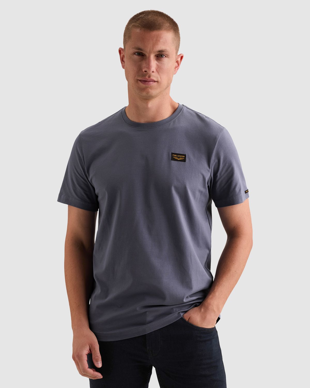 PME Legend American Classic T-shirt van katoen met stretch
