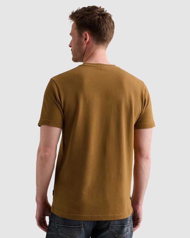 PME Legend T-shirt met klein artwork en wafelstructuur