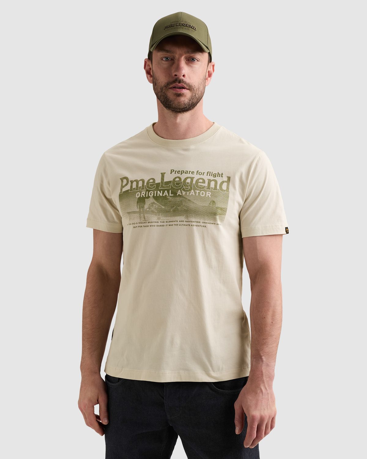 PME Legend T-shirt met artwork van 100% katoenen jersey
