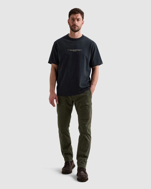 PME Legend Relaxed fit T-shirt van 100% katoen met backprint