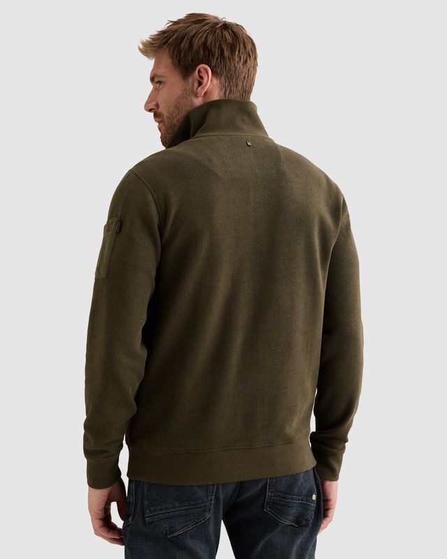 PME Legend Sweatshirt met halve rits en flight pocket