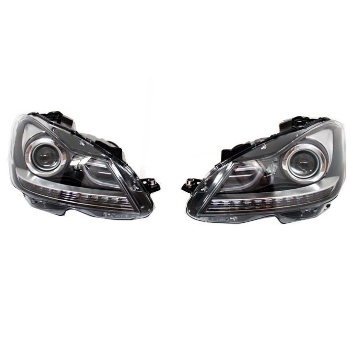 Mercedes-Benz W204 headlights 2012