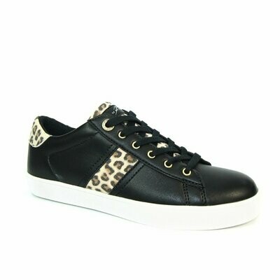 Kitty Black Leopard Print Trainer Kitty Black Leopard Print Trainer